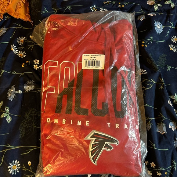 Atlanta Falcons Hoodie!! NWT never taken out of the bag. Size large. - Picture 1 of 2
